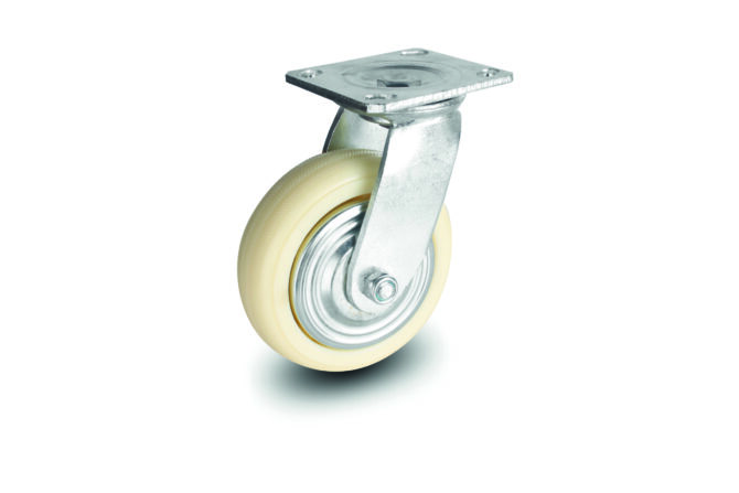 Nylon Dustproof Steel Core Hub Double Ball Bearing Wheel - Image 3