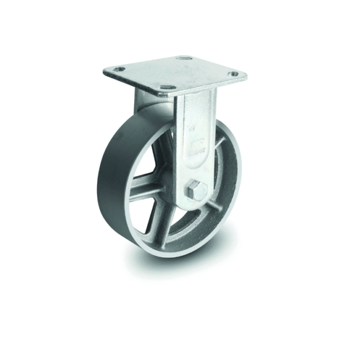 Cast Iron Double Ball Bearing Caster Wheel for Trolley/Furniture - Image 3
