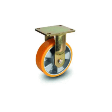 Heavy Duty Polyurethane Aluminum Hub Double Ball Bearing Caster Wheel