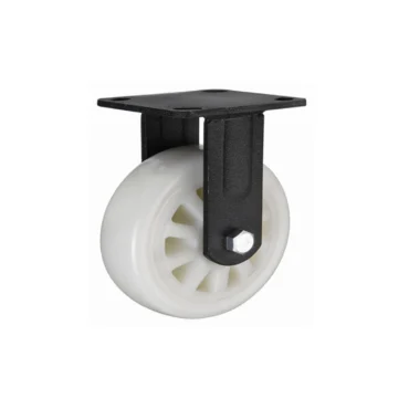 Nylon Powder Coated, Rustproof Double Ball Bearing Brake Wheel