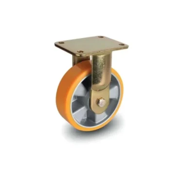Heavy Duty Polyurethane Aluminum Hub Double Ball Bearing Caster Wheel