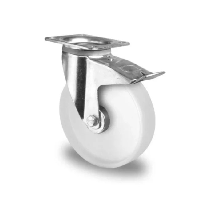 Nylon Double Ball Bearing Caster Wheel for Trolley/Furniture - Image 2