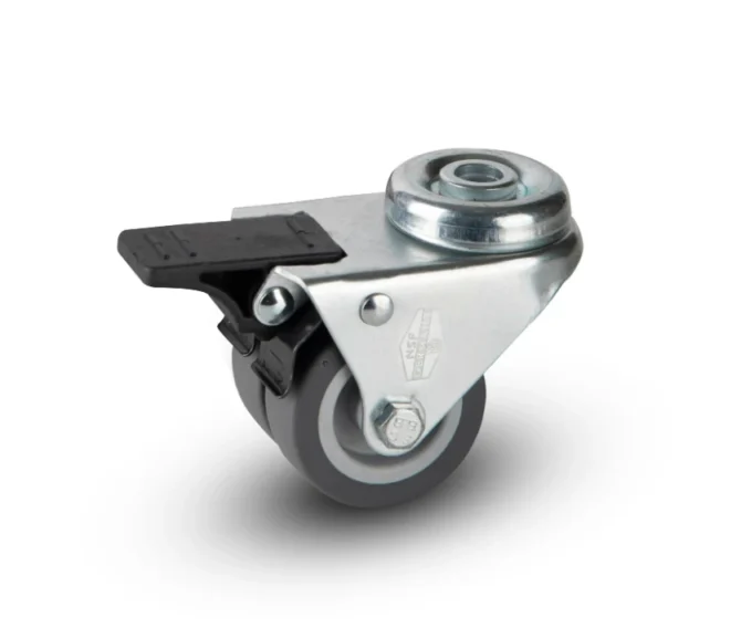 Wheel Thermoplastic Rubber Tred PVC Hub Light Duty - Image 3
