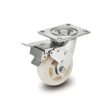 Nylon hub Double Ball Bearing Wheel for Trolley