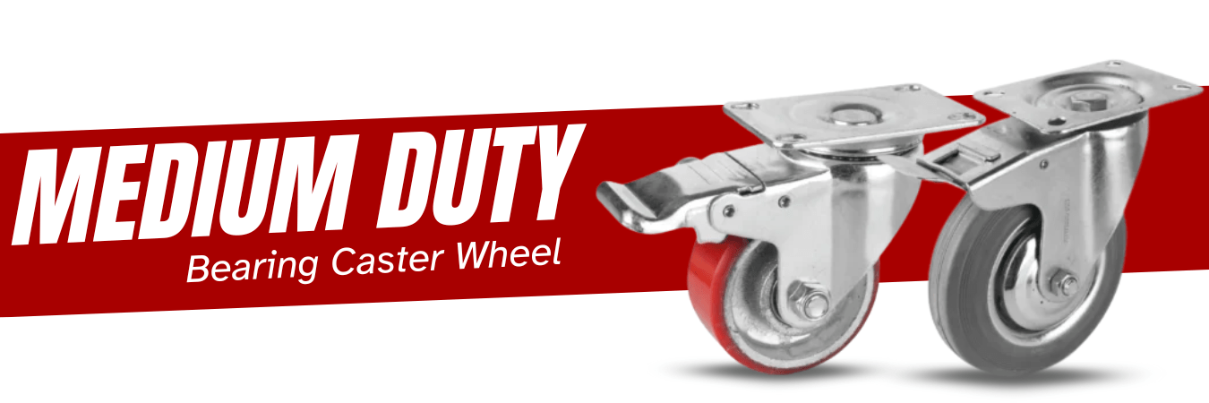 Medium Duty Bearing Caster Wheel Banner