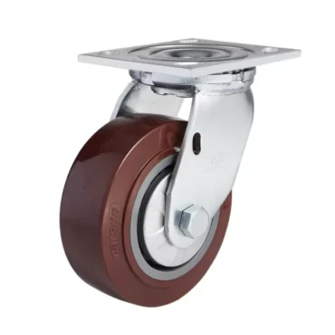 PU Caster Wheel Red for Trolley