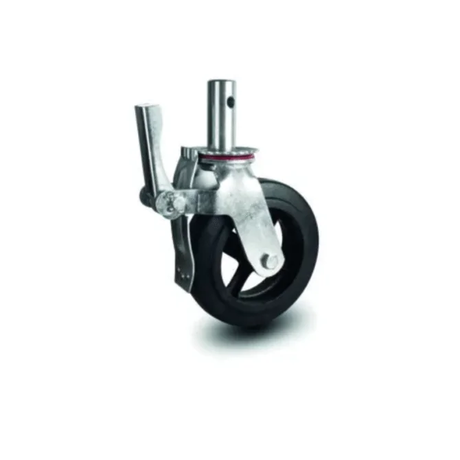 solid rubber caster wheels