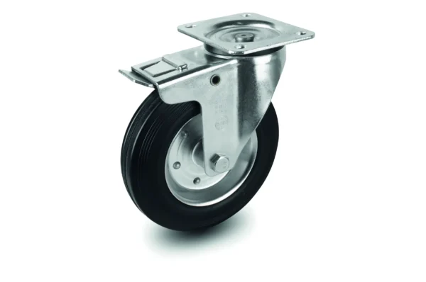 Solid Rubber Caster Wheels