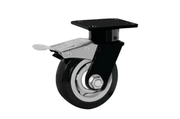 Heavy Duty PU hub Double Ball Bearing Caster