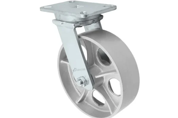 Cast Iron Double Ball Bearing Heavy Duty Caster Wheel